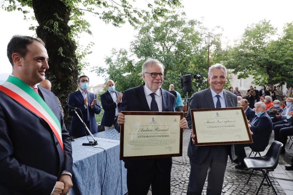 8 agosto, Andrea Riccardi e Marco Impagliazzo cittadini onorari di Latronico, città di cui Sant'Egidio è patrono